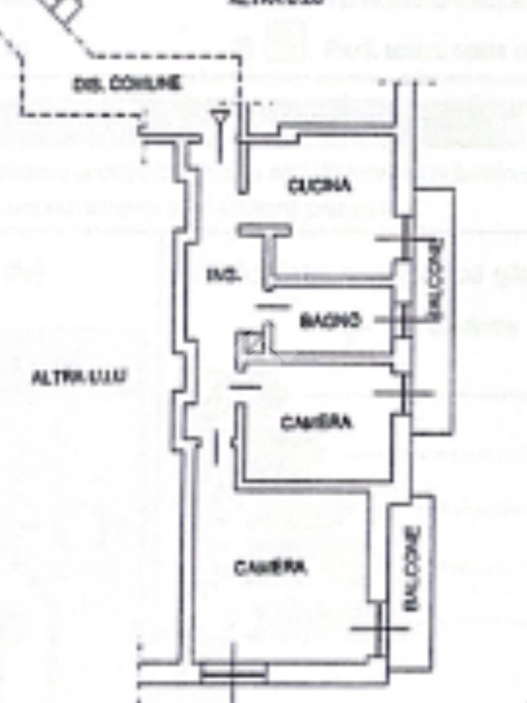 Trilocale Via Tagliamento, Santhià - planimetria 1