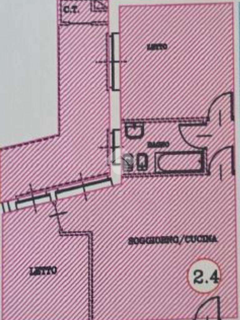 Three-room apartment Via XX Settembre, Collegno - floor plans 1