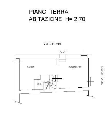 Foto 22 - Appartamento via Giacomo Puccini
 
1, Monterotondo - planimetria 1