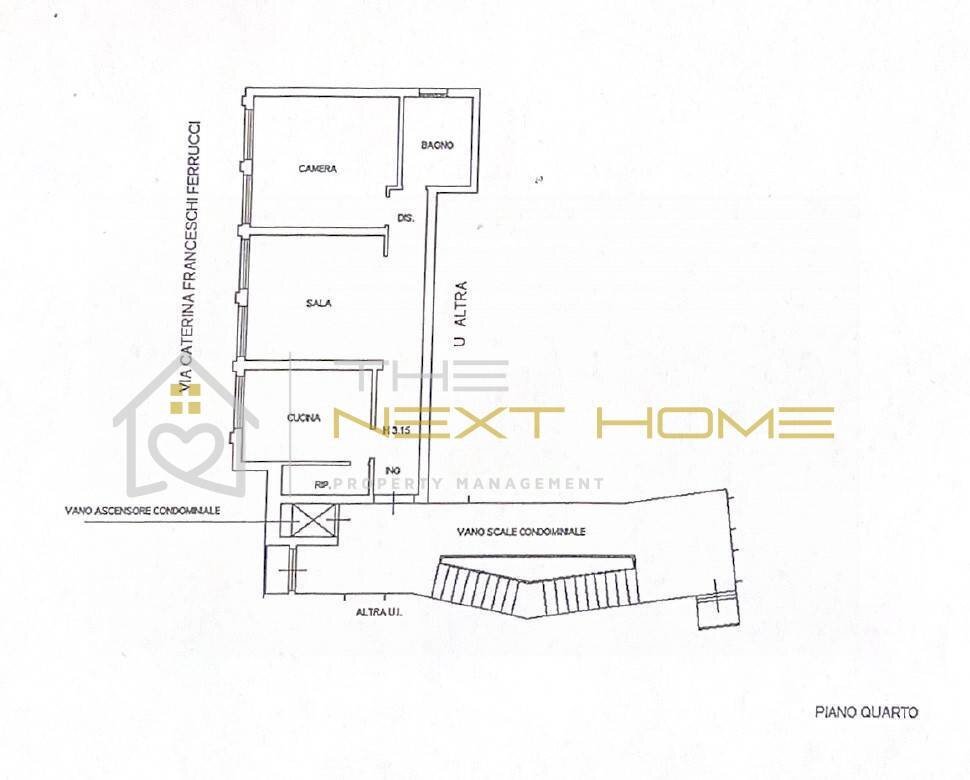 Foto 23 - Three-room apartment Via Caterina Franceschi Ferrucci, Firenze - floor plans 1