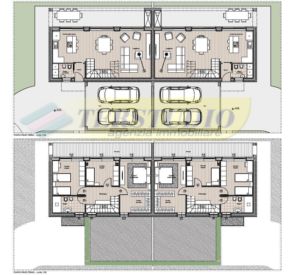 Foto 6 - Semi-detached house Via Gabriele D'Annunzio
 
snc, Mapello - floor plans 1