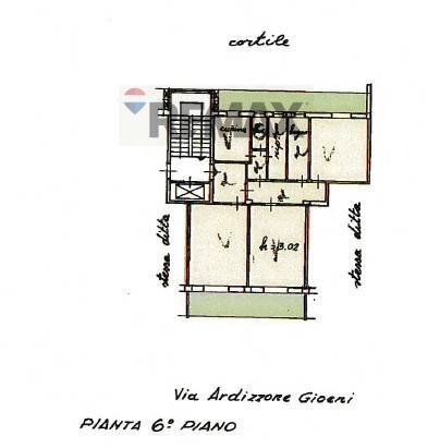 Pianta 2D - Appartamento Via Ardizzone Gioeni
 
6, Catania - planimetria 1