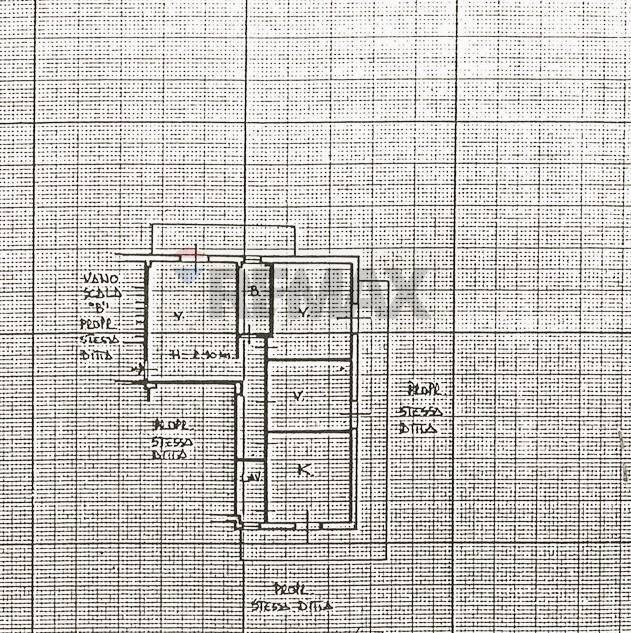 Pianta 2D - Trilocale via Cordovado
 
77, Acireale - planimetria 1