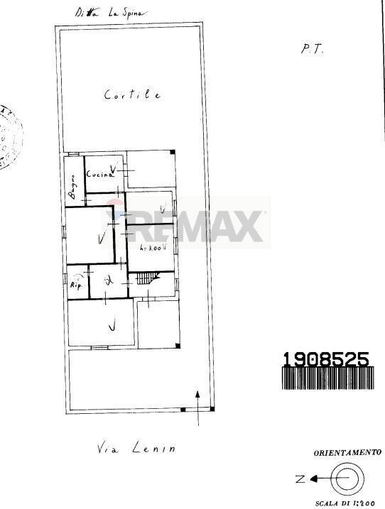 Pianta 2D - Appartamento Via Lenin
 
184, Misterbianco - planimetria 1