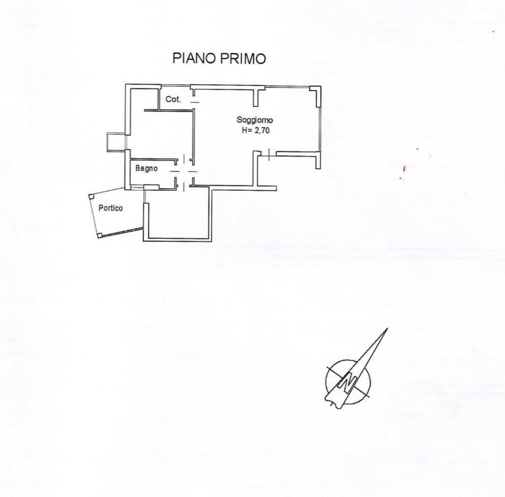 Foto 50 - Trilocale via Madonna, Moniga del Garda - planimetria 1