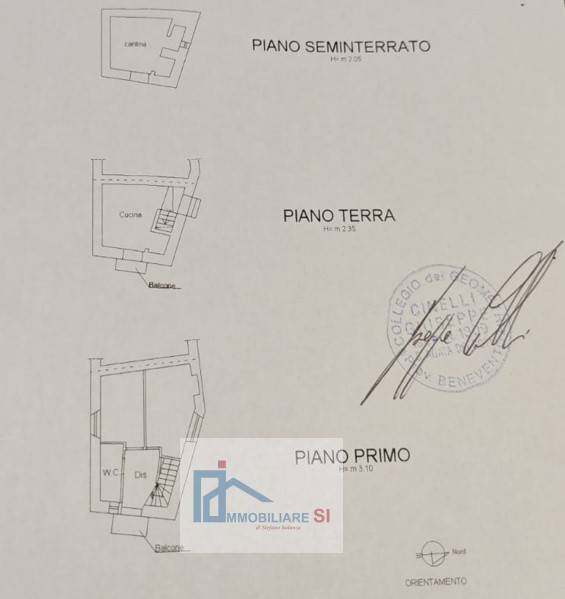 Foto 28 - Casa semi indipendente Via Granatelle, Montesarchio - planimetria 1