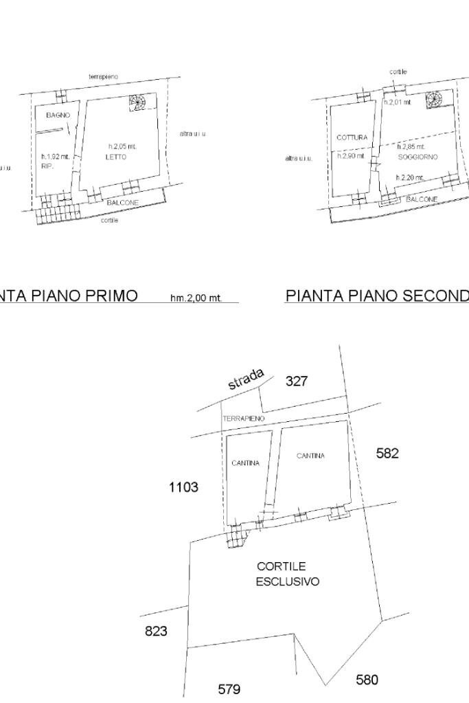Rustico Case Bema, Corio - planimetria 1