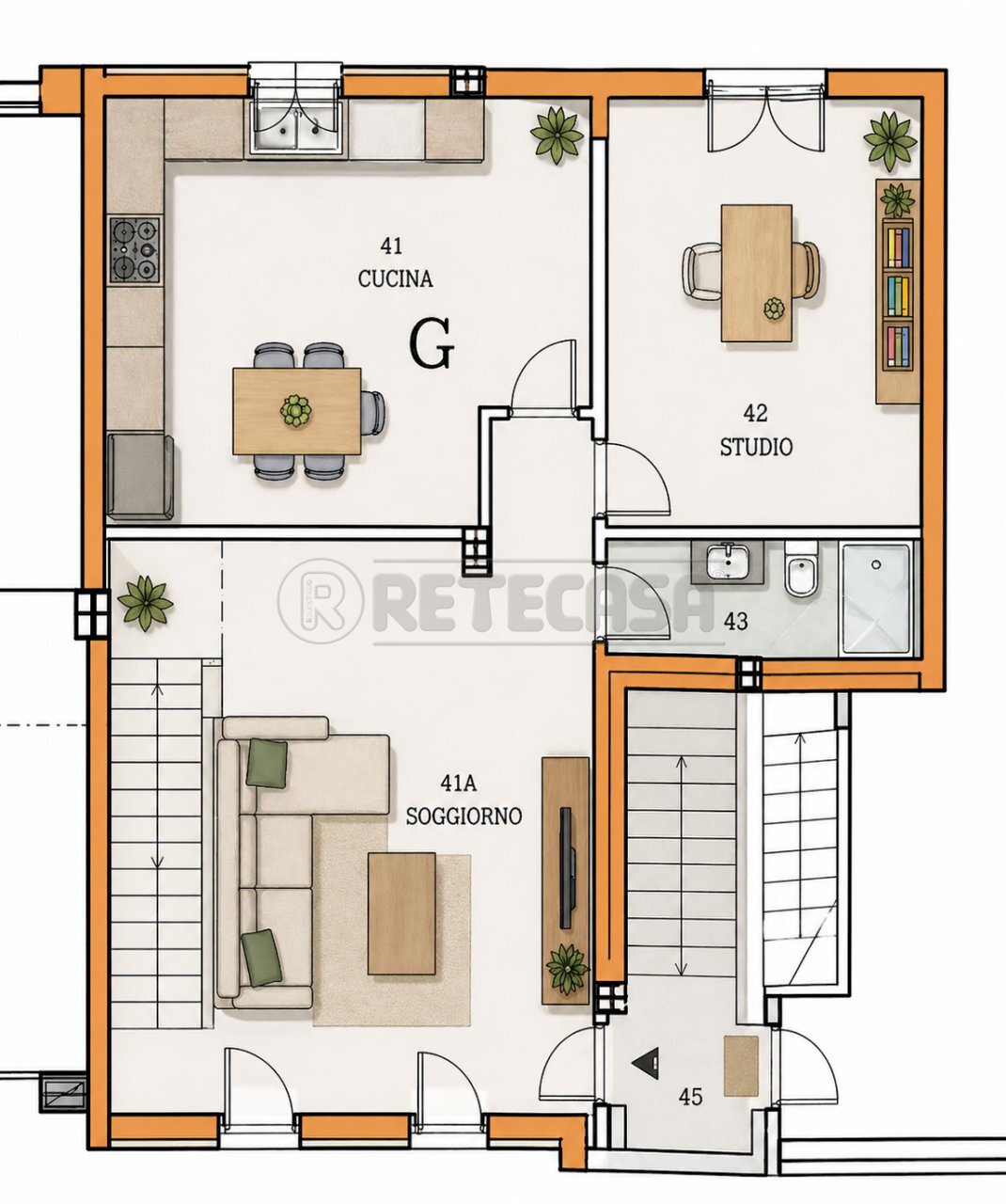 PLANIMETRIA PIANO PRIMO.png - Apartment Bassano del Grappa - floor plans 1