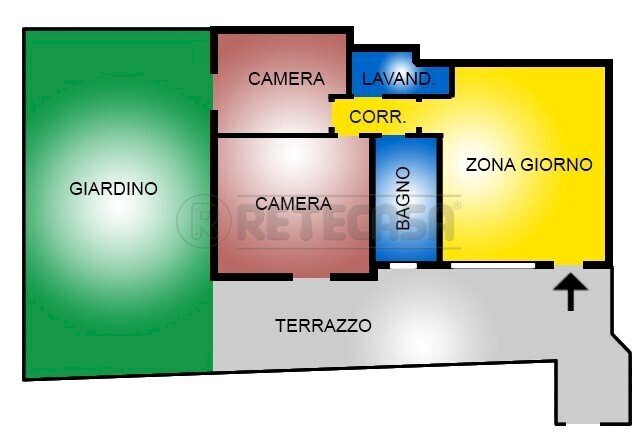 Retecasa_Valdagno - Planimetria.jpg - Four-room apartment Valdagno - floor plans 1