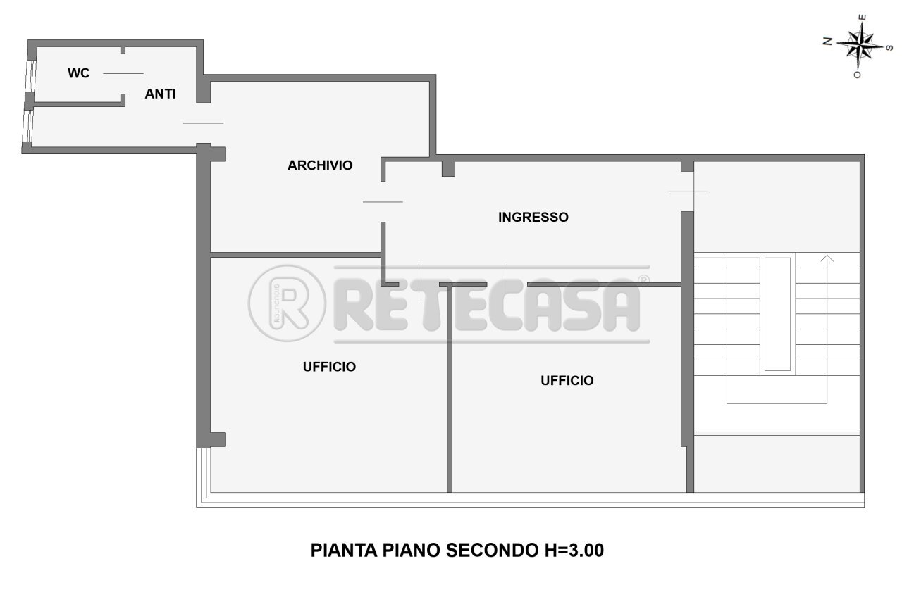 PLANIMETRIA - Ufficio Via dei Colli 33, Padova - planimetria 1