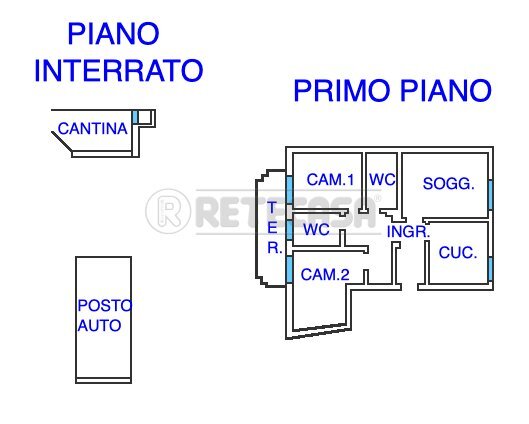 PLANIMETRIA - Apartment Via Torino 1, Cormons - floor plans 1
