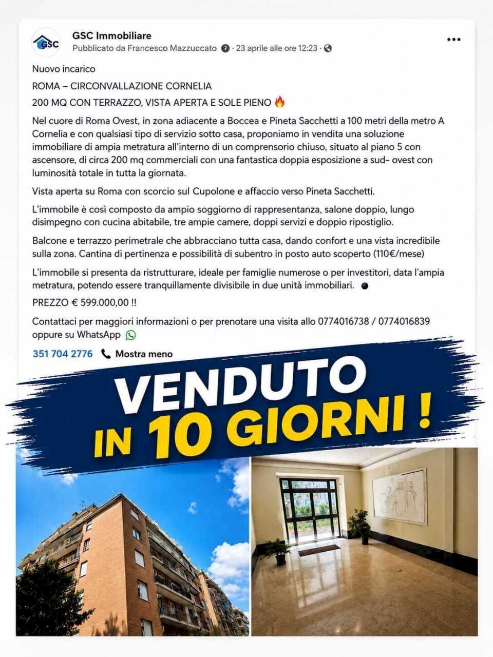 WhatsApp Image 2026-05-08 at 10.04.19.jpg - Four-room apartment Circonvallazione Aurelia 129, Roma - photo 1