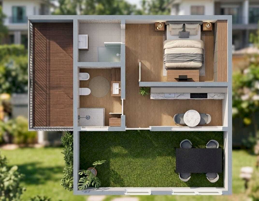 901e1e9b-1583-4d03-961f-202fe3bf1f9b.jpg - One-room apartment Via Col di Lana 24, Monza (neighborhood Triante) - photo 2