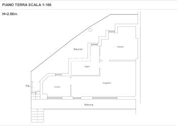 planimetria piano terra - Villa Via San Gimignano, Roma - photo 39