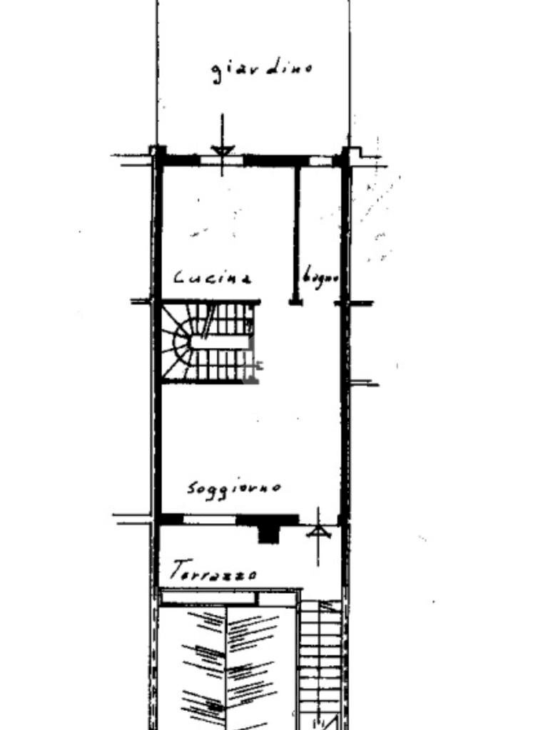 Terraced Villa Str. della Val Bardea, Tizzano Val Parma - floor plans 1