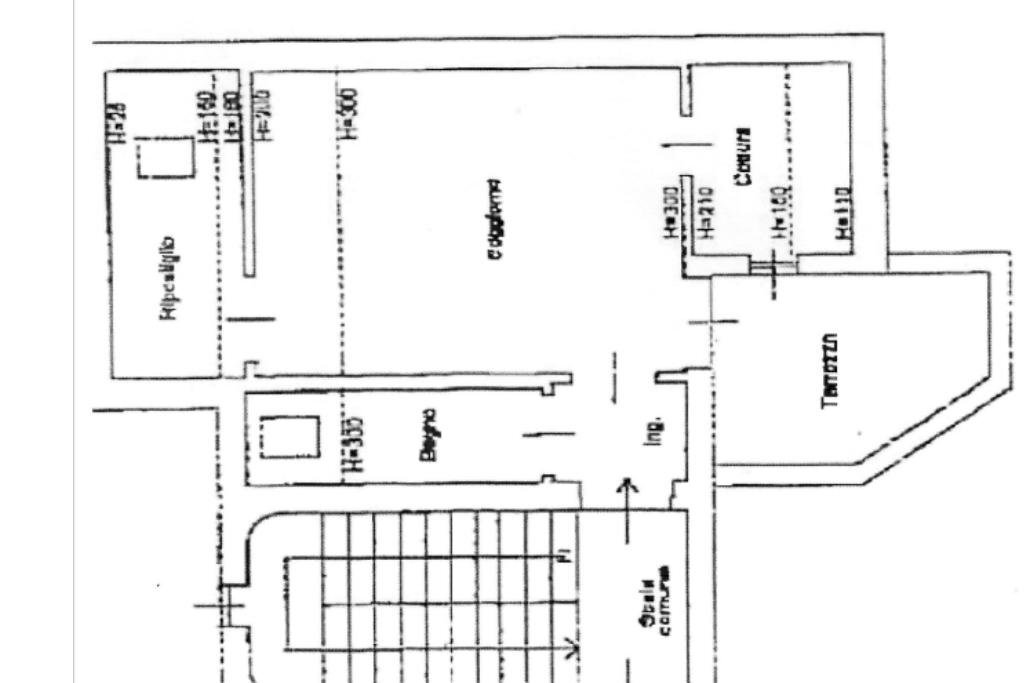 One-room apartment Via Soperga, Milano - floor plans 1