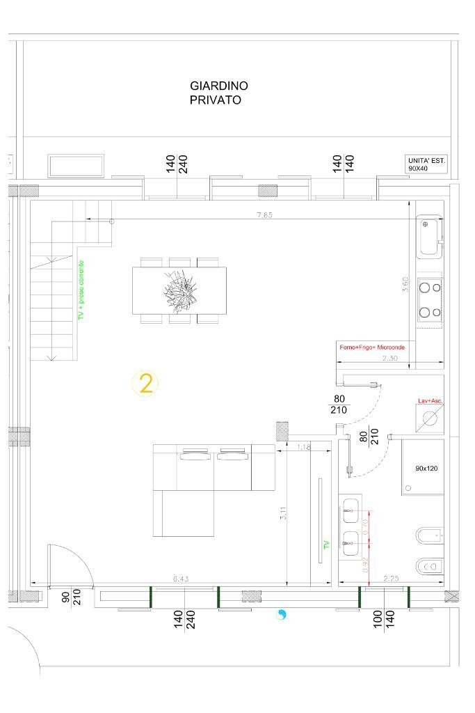 Villa a Schiera Via Litta Modignani, Milano (zona Bovisasca) - planimetria 1