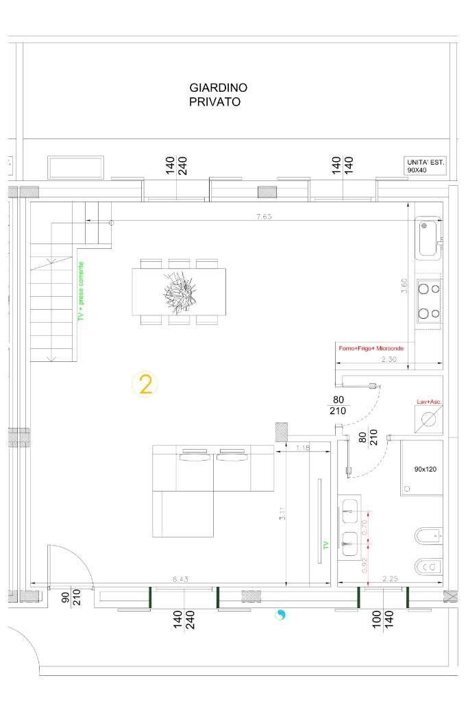 Villa a Schiera Via Litta Modignani, Milano (zona Bovisasca) - planimetria 1