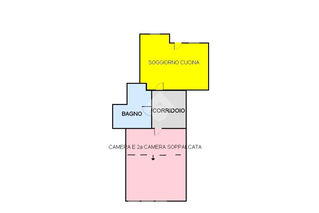 Bilocale Via Gerolamo Arganini, Milano (zona Niguarda) - planimetria 1