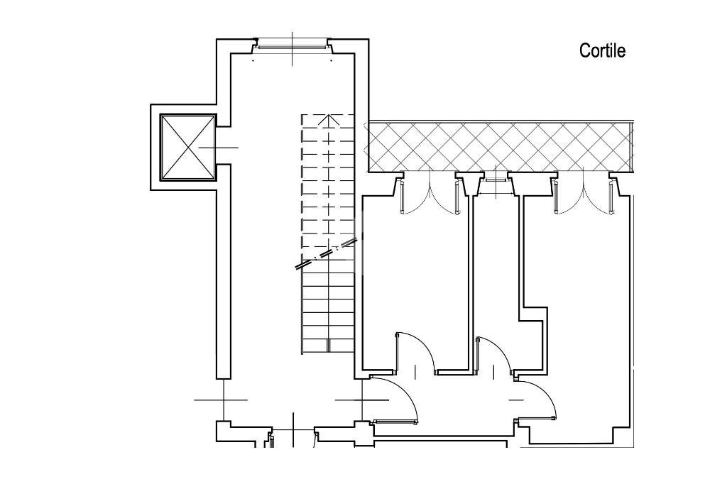 Two-room apartment Via Po, Torino (neighborhood Centro) - floor plans 1