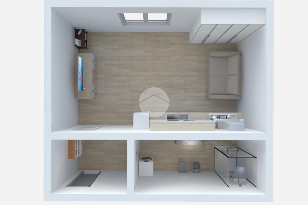 Monolocale Via Bergamo, Milano - planimetria 1