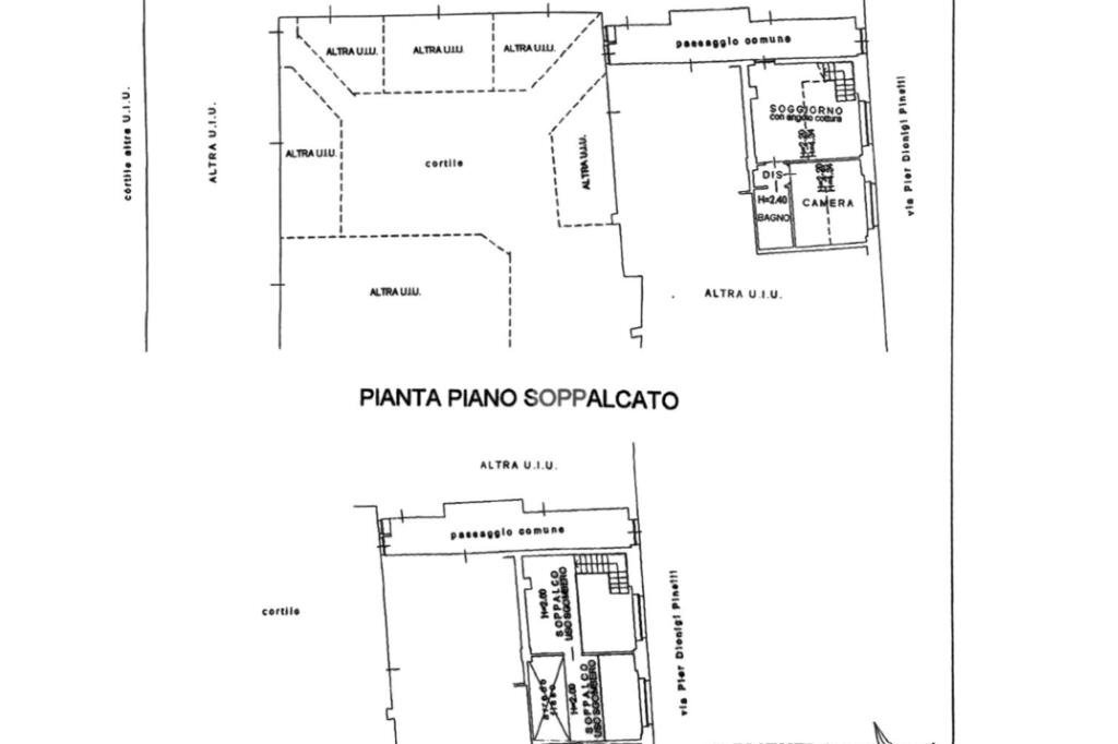 Loft Via pinelli pierdionigi, Torino (zona San Donato) - planimetria 1