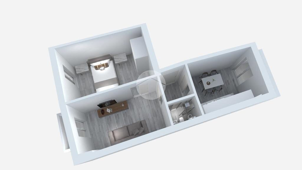 Trilocale Via Pietro Palmieri, Torino (zona Cit Turin) - planimetria 1