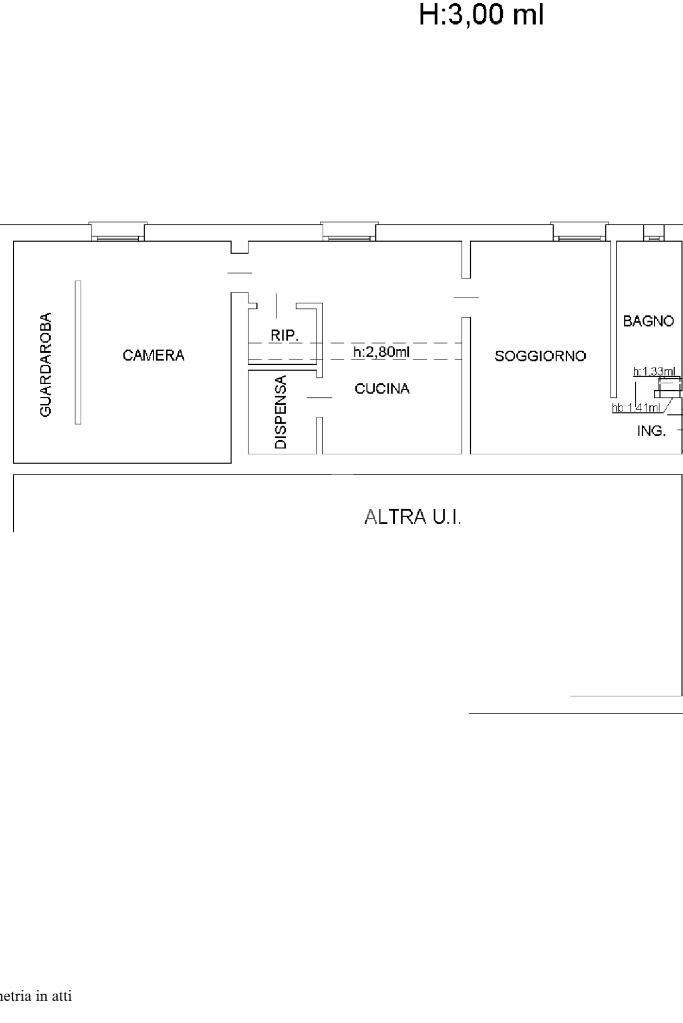 Bilocale Via Panigale, Bologna (zona Borgo Panigale) - planimetria 1