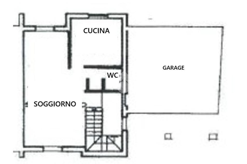 Porzione di casa Via Gramsci, Campagnola Emilia - planimetria 1