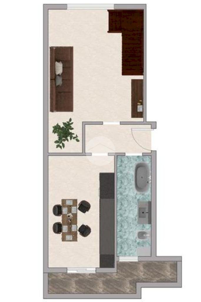 Three-room apartment Via Magenta, Sedriano - floor plans 1