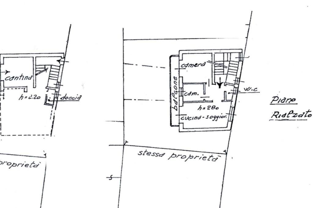 Independent house Via montello, Divignano - floor plans 1