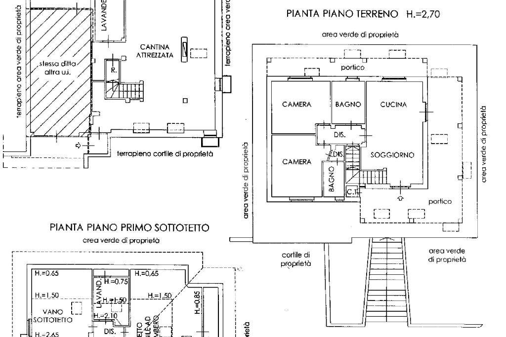 Villa Borgata roggero, Rubiana - planimetria 1