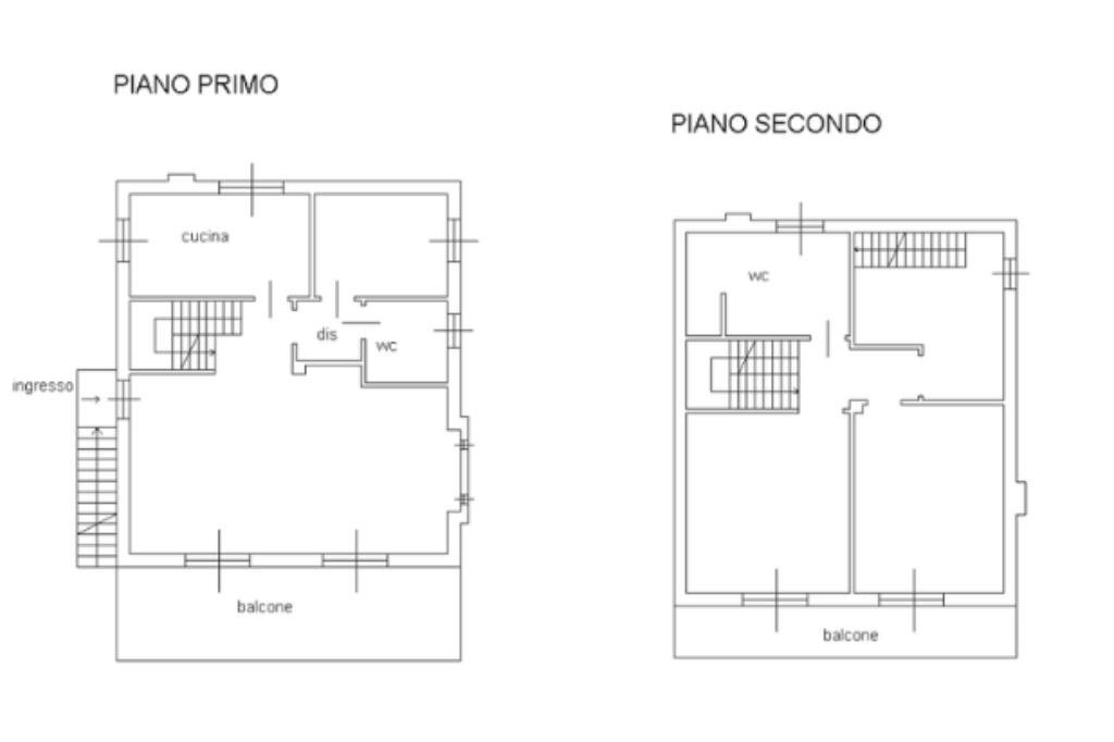 Casa indipendente Via Vittorio Veneto, Santa Maria Maggiore - planimetria 1