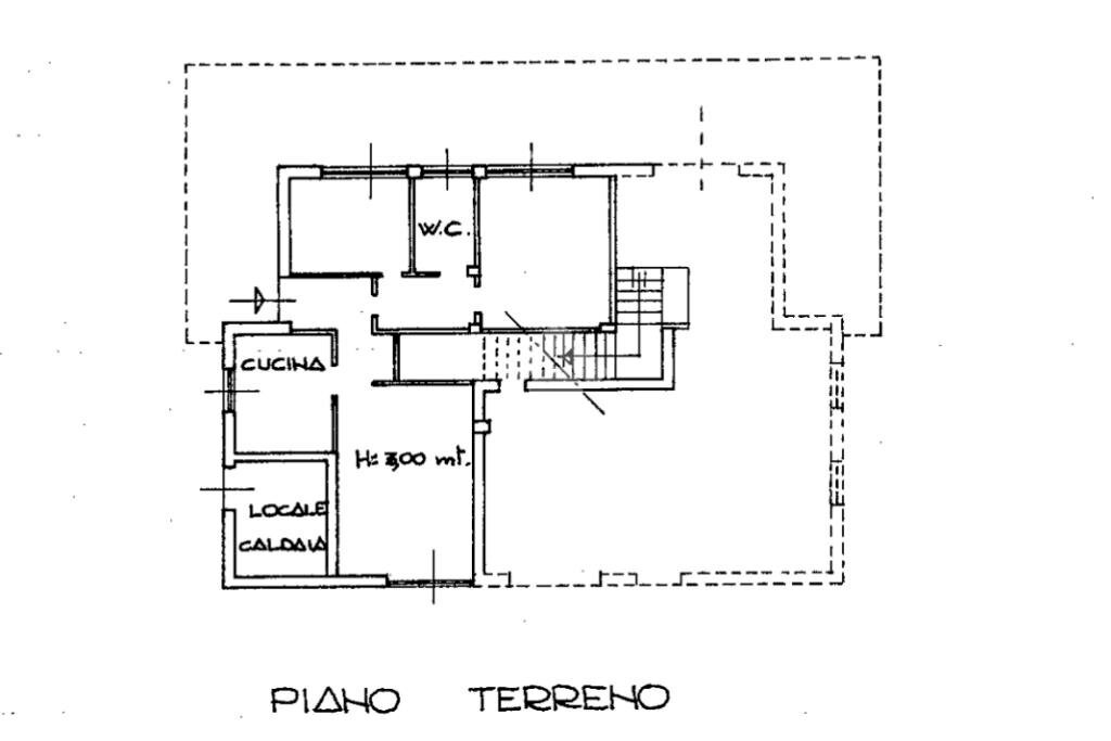 Three-family Villa Via Strera, Oleggio - floor plans 1
