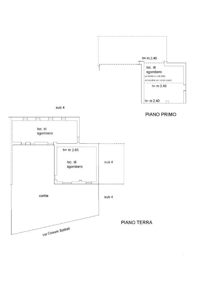 Magazzino Penango, Penango - planimetria 1