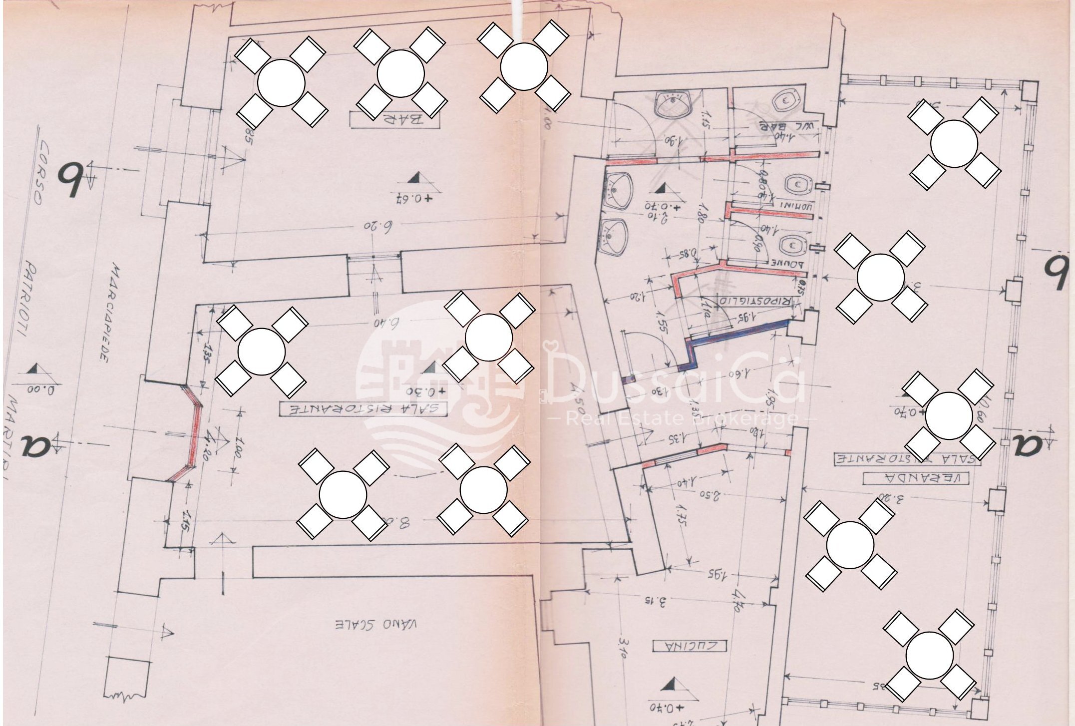 Locale Commerciale Via Patrioti Martiri, 26-28, Dolceacqua - planimetria 1