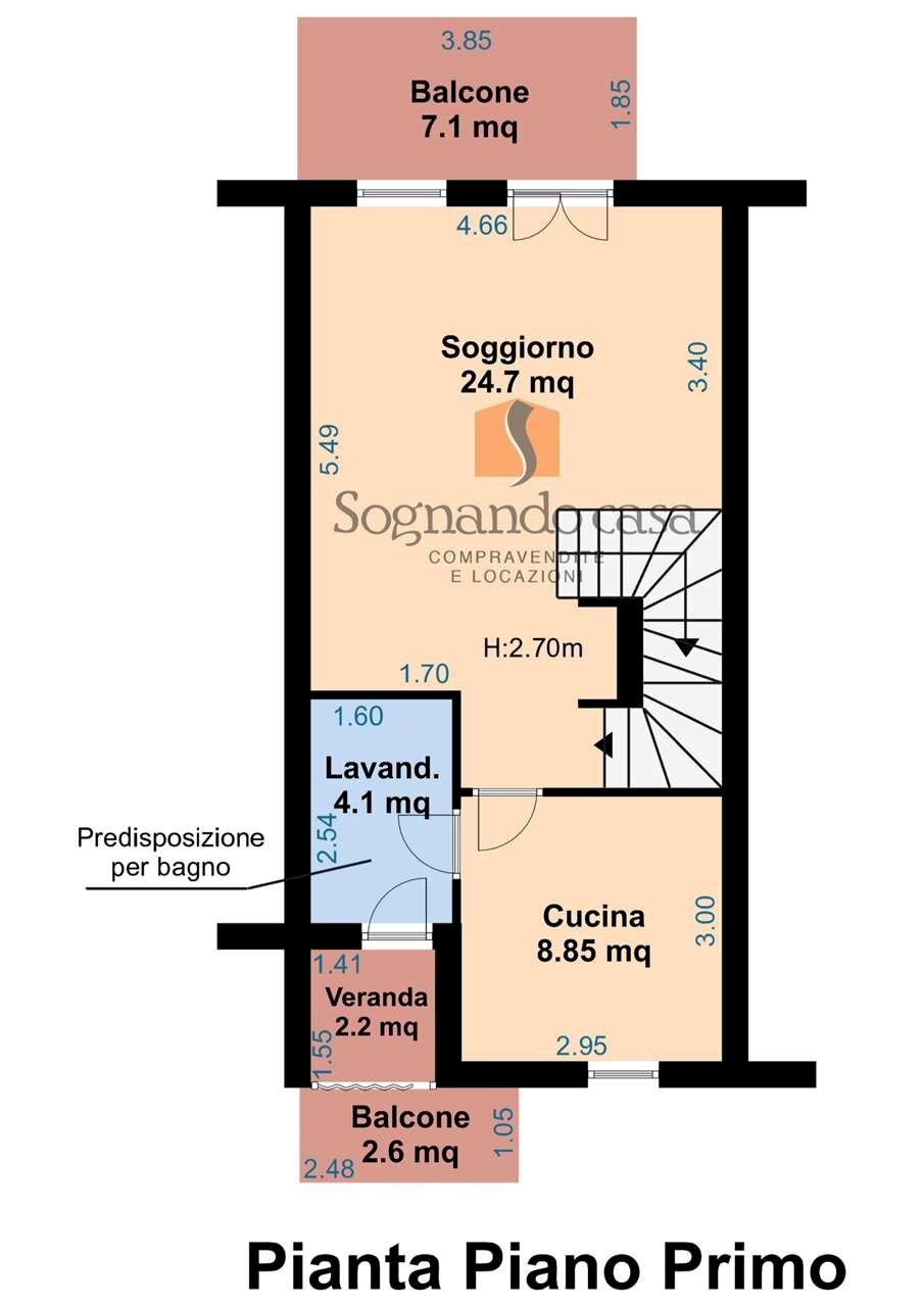 Independent house Viale Filippo Brunelleschi, Ravenna - floor plans 1