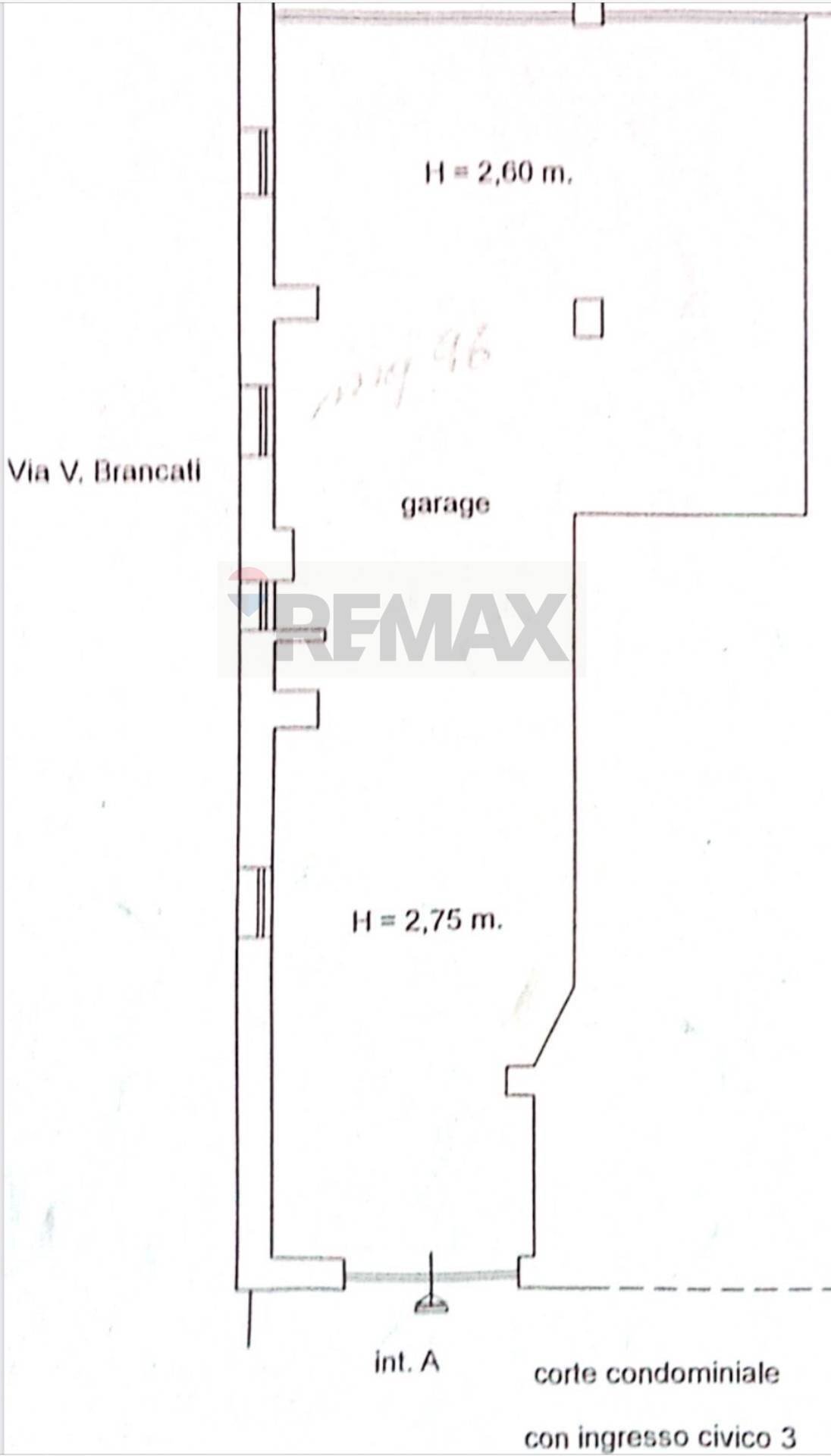 Pianta 2D - Box via Vitaliano Brancati
 
1/A, Gravina di Catania - planimetria 1