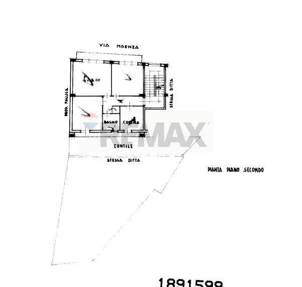 Pianta 2D - Villa Bifamiliare Via Maenza
 
9, Paterno - planimetria 1