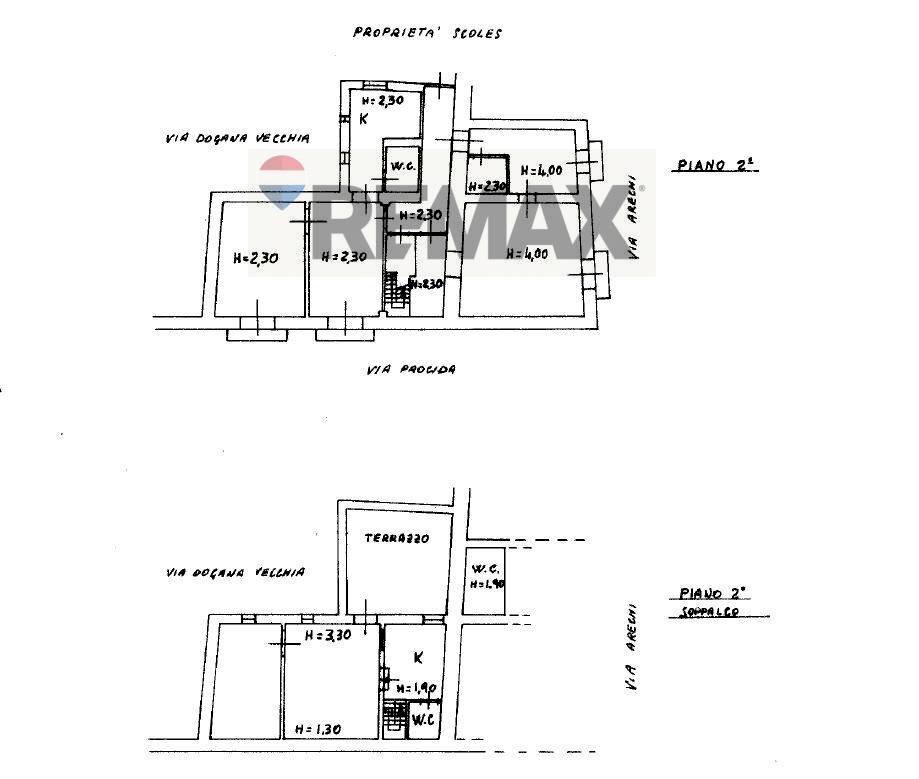 Pianta 2D - Apartment Via Larghetto san Pietro a Corte
 
7, Salerno - floor plans 1