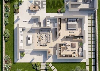 Pianta 3D - Villa via leonardo da vinci
 
38, Valbrembo - foto 22