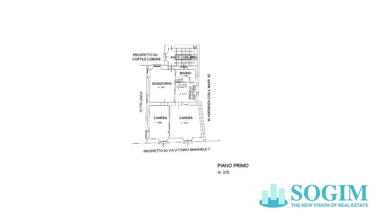 Foto 31 - Trilocale Via Vittorio Emanuele II
 
26, Monza - planimetria 1