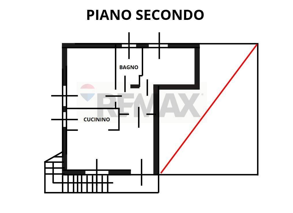 Pianta 2D - Three-room apartment Caronno Pertusella - floor plans 1