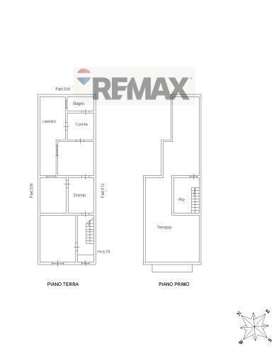 Pianta 2D - Casa indipendente Viale Volturno
 
37, Vittoria - planimetria 1