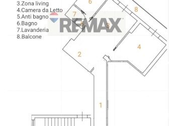 Pianta 2D - Three-room apartment Via Mario Rutelli
 
26, Palermo - photo 34
