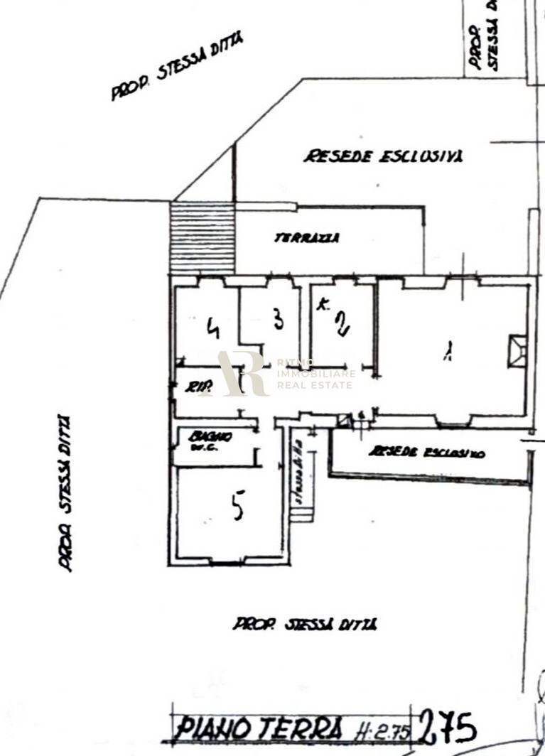 Foto 21 - Villa località pimaggiore
 
5, Vicchio - planimetria 1