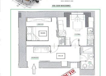 Planimetria - Attico via San Massimo, 49, Torino (zona Centro) - foto 17