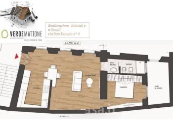 Planimetria - Two-room apartment via San Donato, 4, Torino (neighborhood San Donato) - photo 10