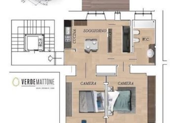 Planimetria - Two-room apartment via San Donato, 4, Torino (neighborhood San Donato) - photo 24