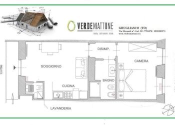 Planimetria - Two-room apartment via San Donato, 54, Torino (neighborhood San Donato) - photo 35